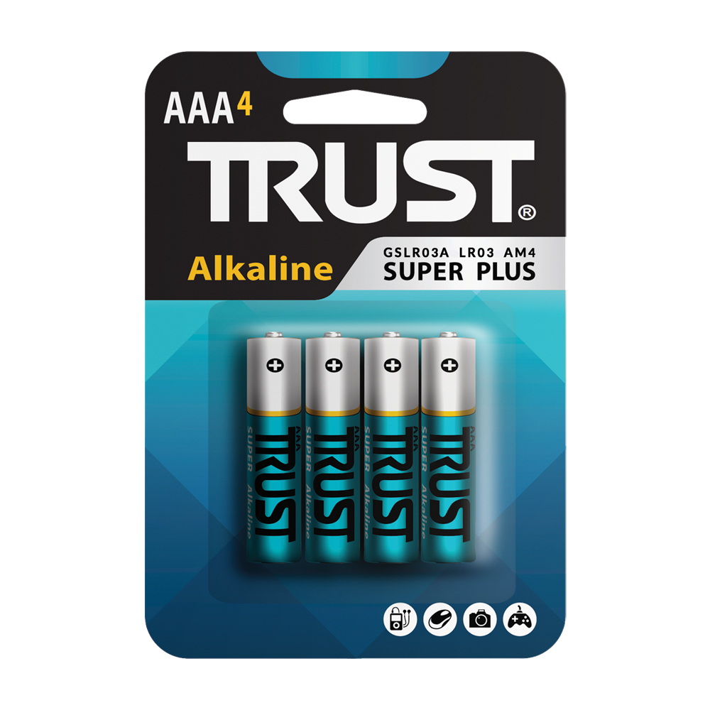 Alkaline Super Plus AAA-4pcs 